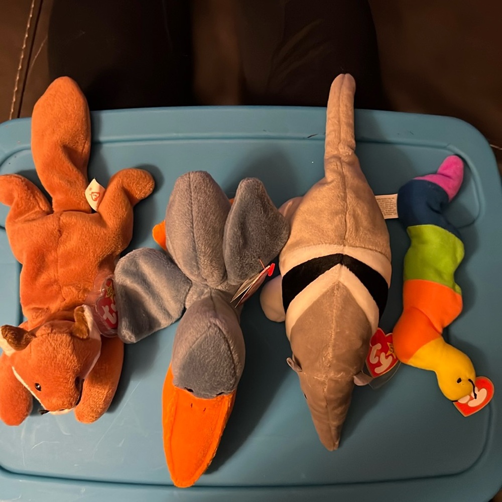 4 Beanie Baby with tags